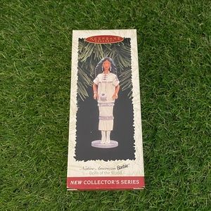 Hallmark Vintage 1996 Native American Barbie- Dolls of the World Ornament